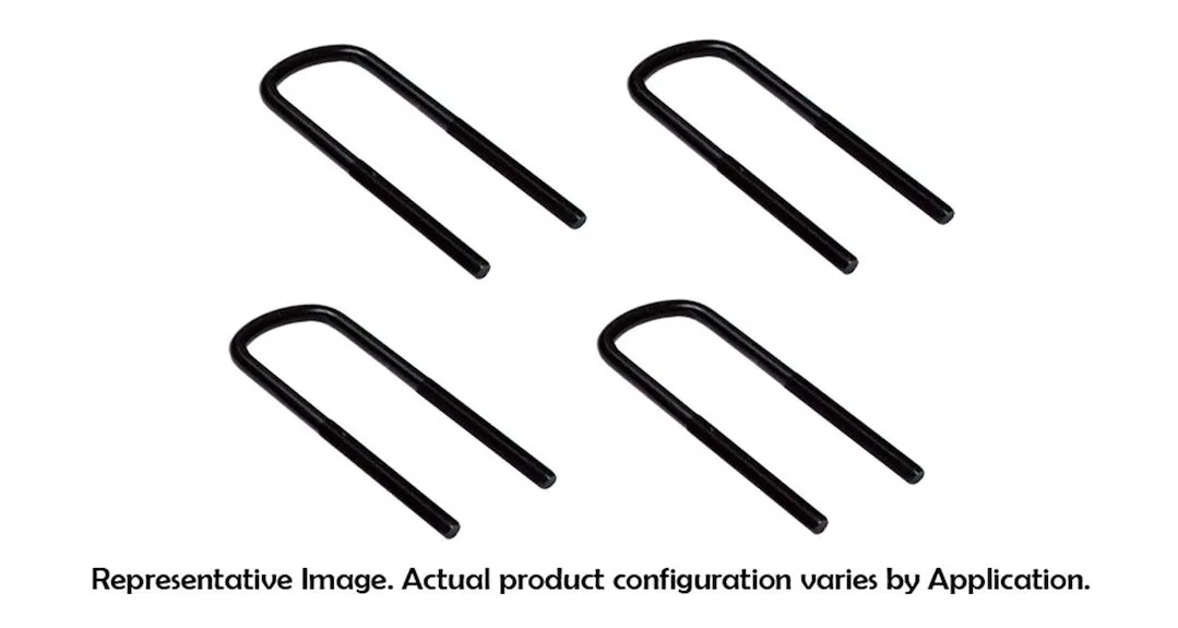 U9B6R – SKYJACKER Leaf Spring Axle U Bolt Kit, 12 1/2 Inch Length 3 1/2 Inch Width 5/8 Inch Thread Size Round Include...